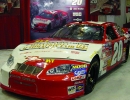 Rather ironically, a Nascar saloon car was also part of an exhibit